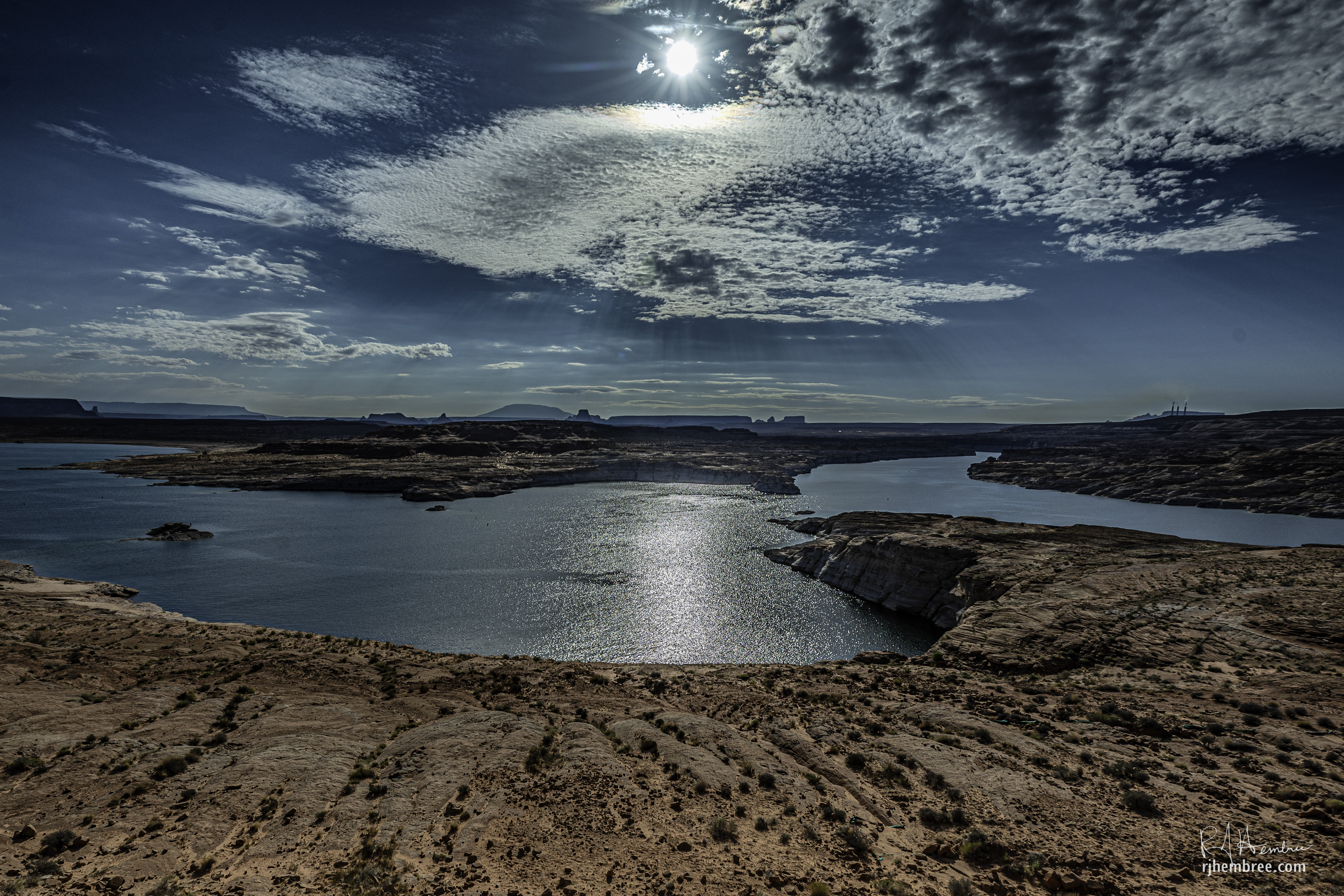 Lake Powell before the accelerated water decline